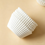 Xandory Cupcake Muffin Liners, Grease-Proof  Paper Baking Cups 100 Count- White
